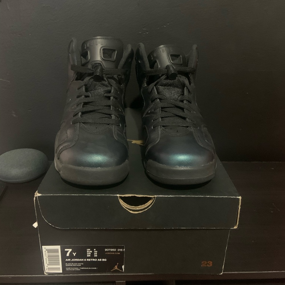 Air Jordan Retro 6 Size 7y All Star Chameleon